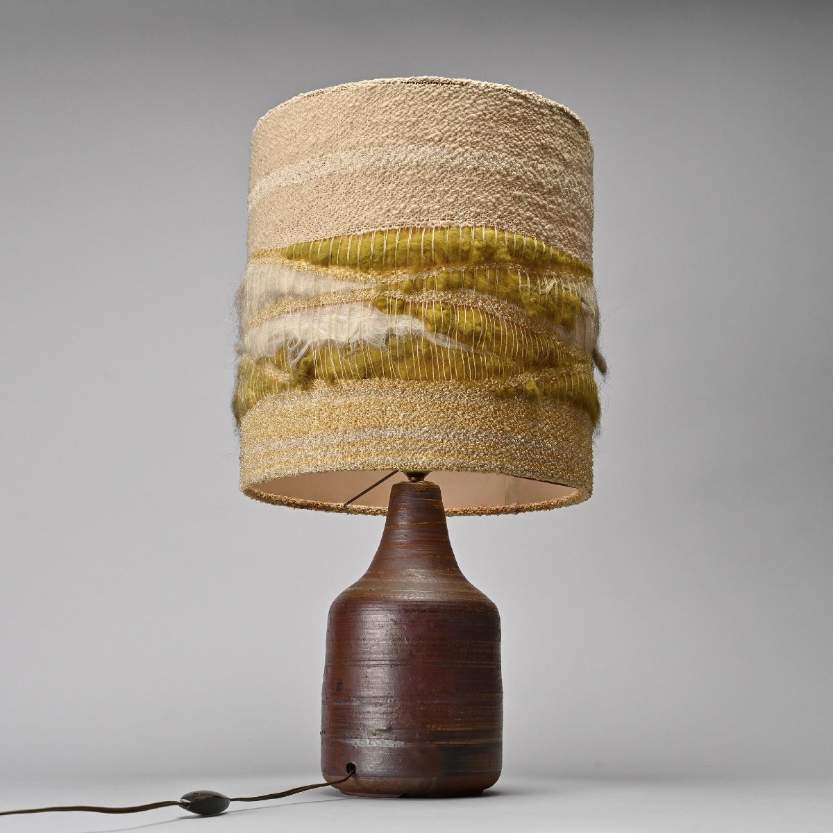 Ceramic Lamp By Jacques Pouchain, Atelier Dieulefit, 1960s-photo-2