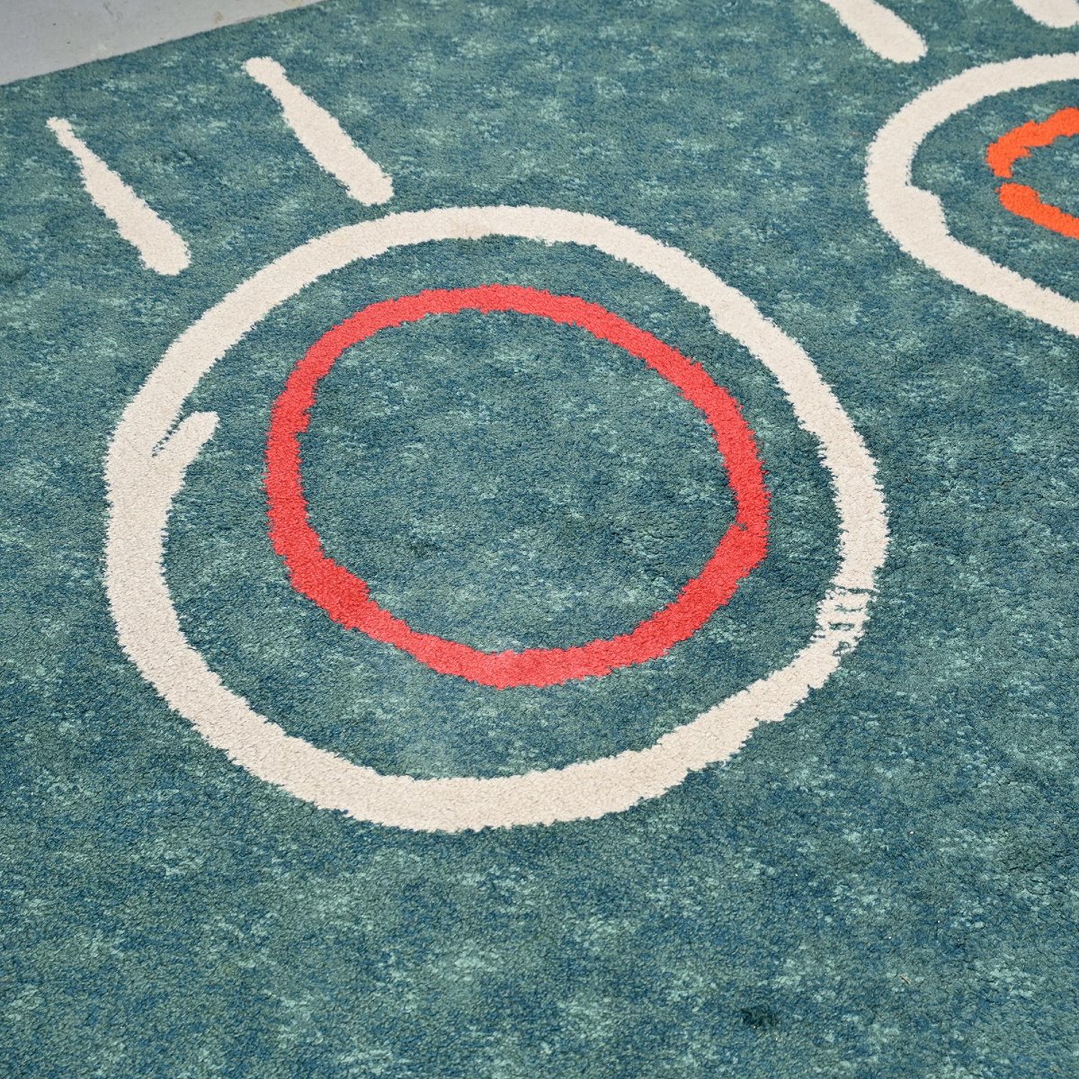 Tapis Ringo Starr Ring O par Richard Starkey, Ege Axminster, 1988-photo-4
