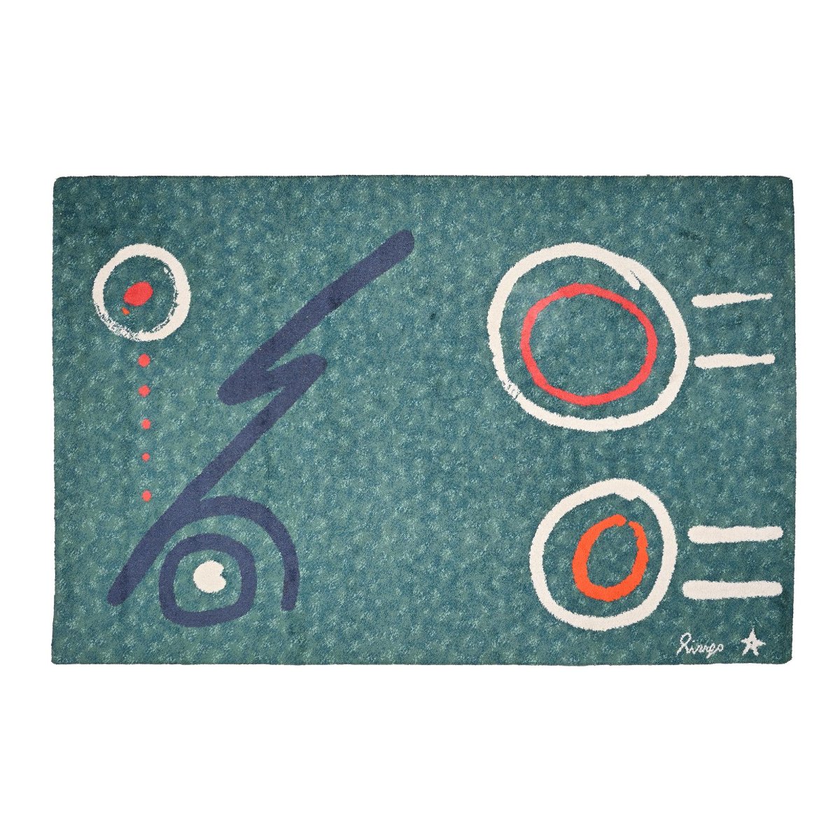 Tapis Ringo Starr Ring O par Richard Starkey, Ege Axminster, 1988