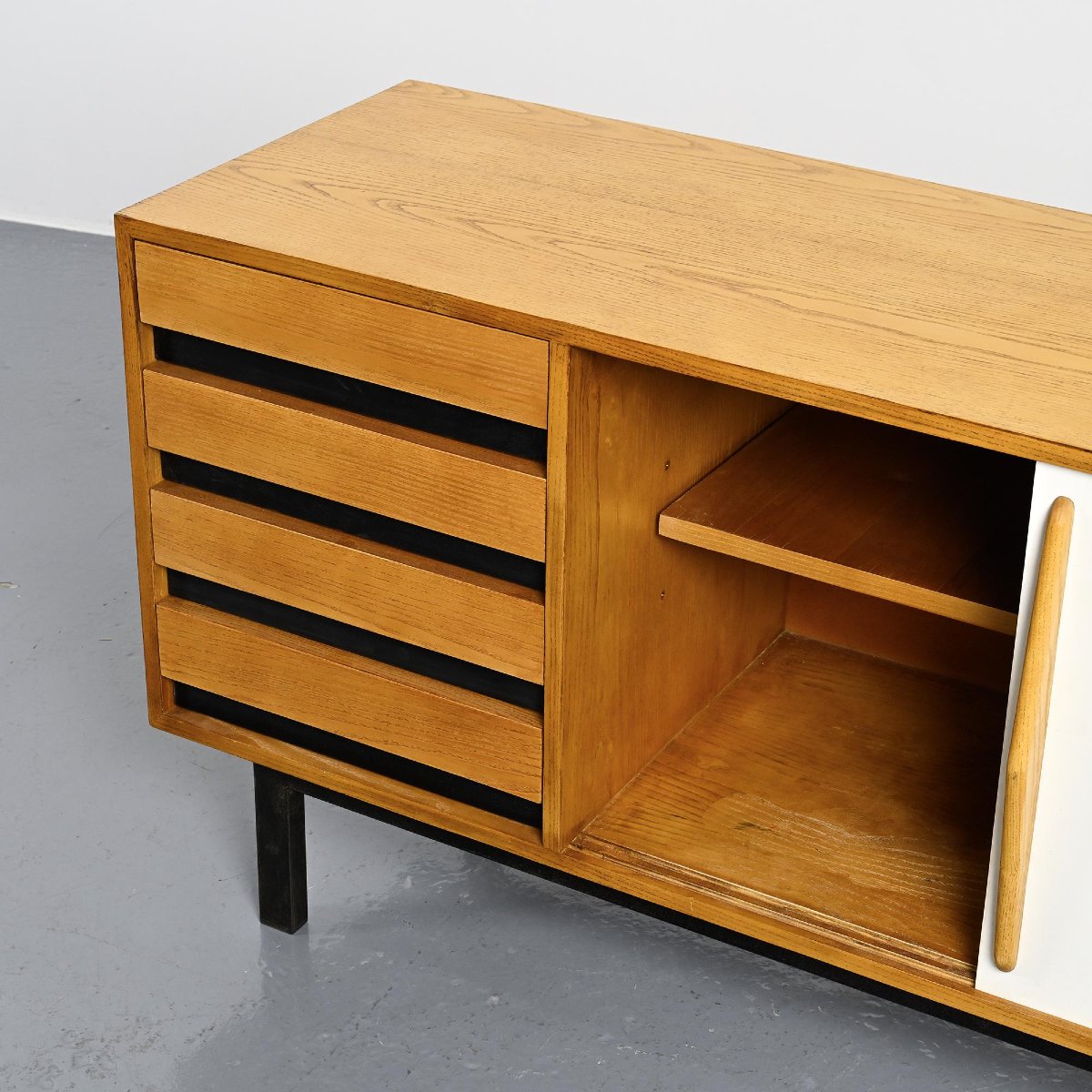 Ash Cansado Sideboard By Charlotte Perriand, Circa 1960 -photo-2