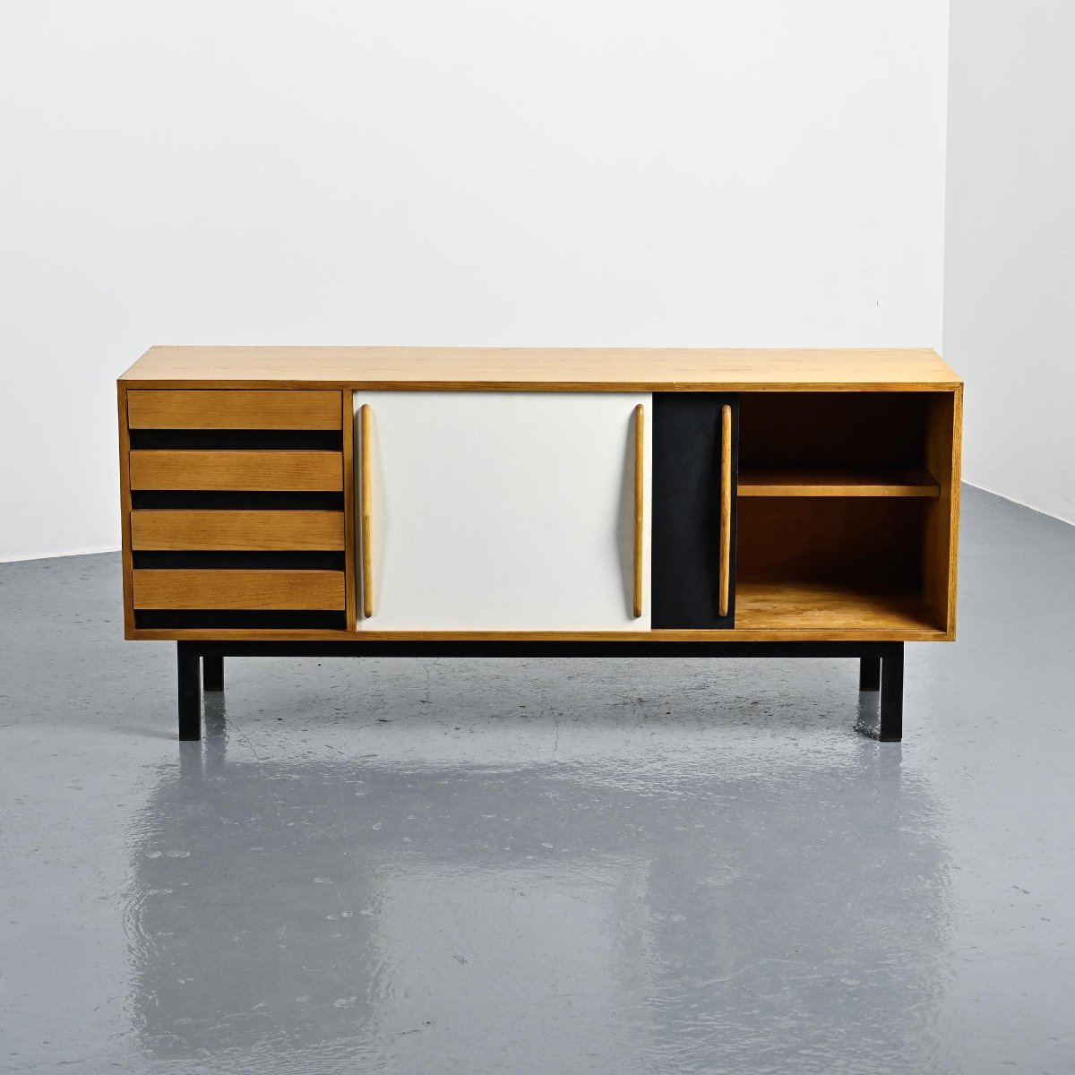 Ash Cansado Sideboard By Charlotte Perriand, Circa 1960 -photo-3