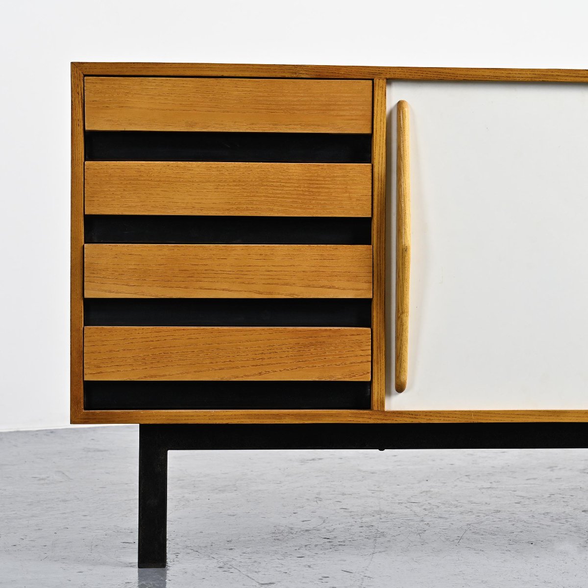 Ash Cansado Sideboard By Charlotte Perriand, Circa 1960 -photo-4