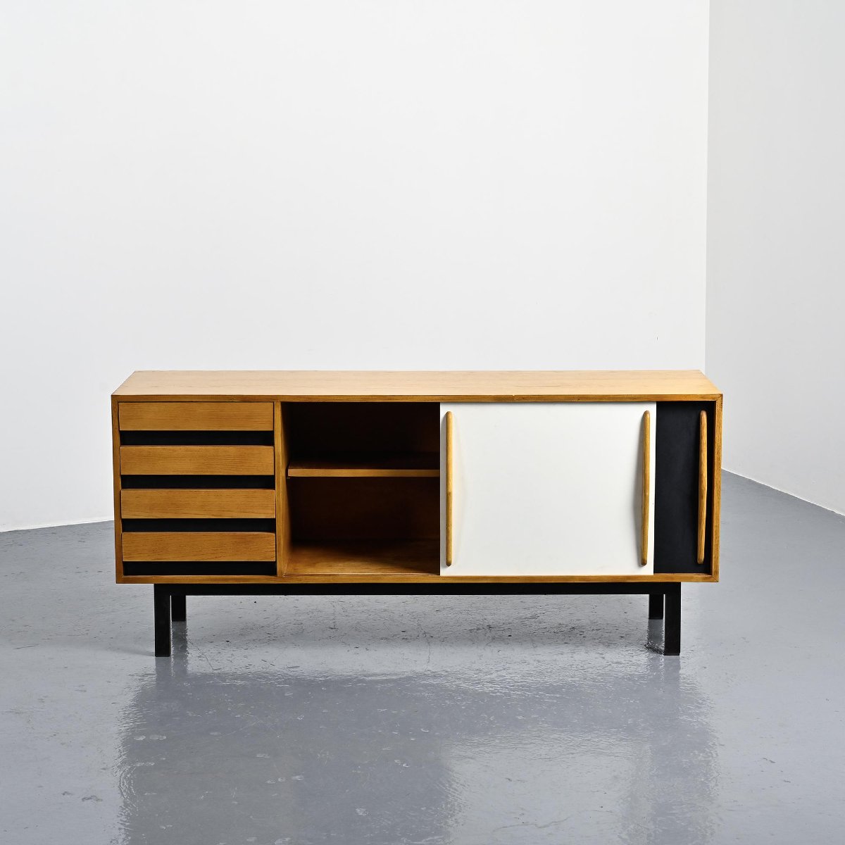 Ash Cansado Sideboard By Charlotte Perriand, Circa 1960 -photo-2