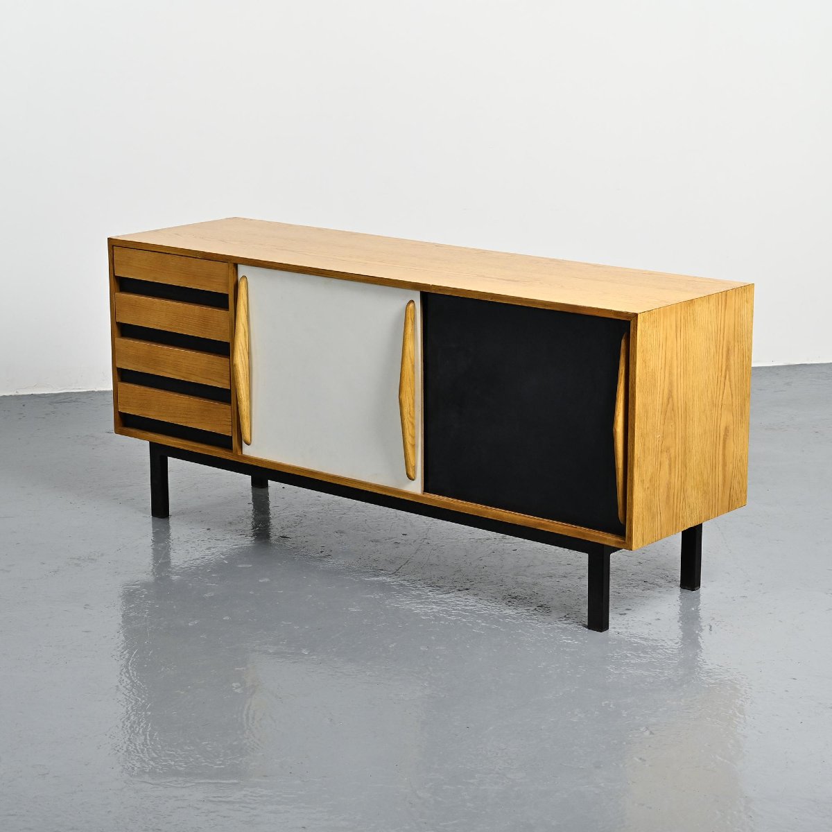 Ash Cansado Sideboard By Charlotte Perriand, Circa 1960 -photo-4