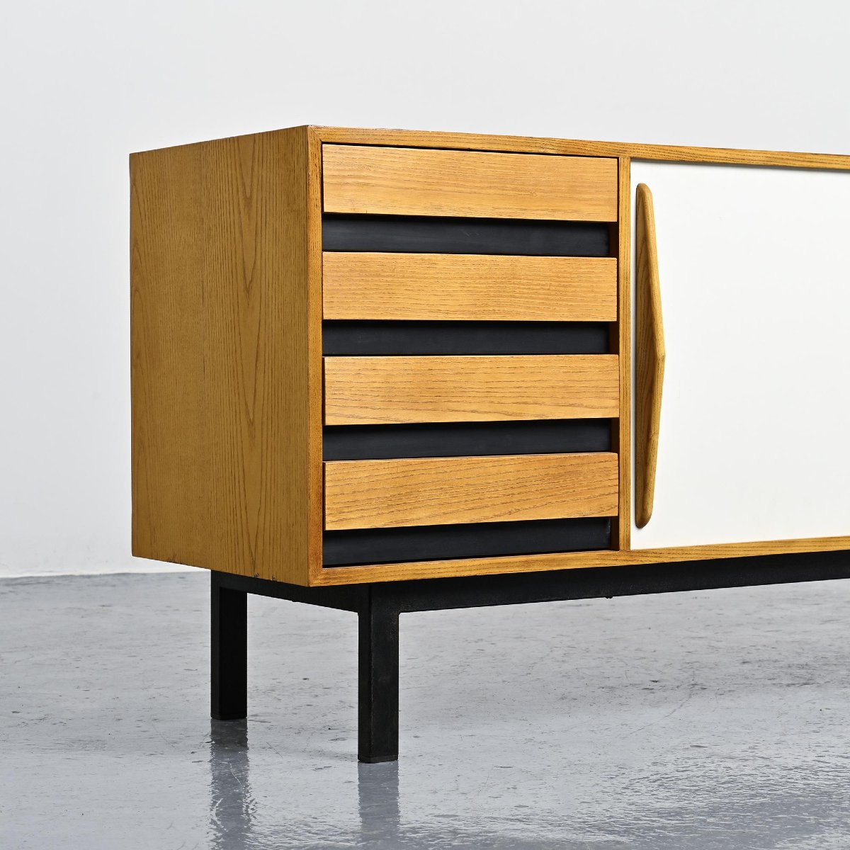 Ash Cansado Sideboard By Charlotte Perriand, Circa 1960 -photo-6