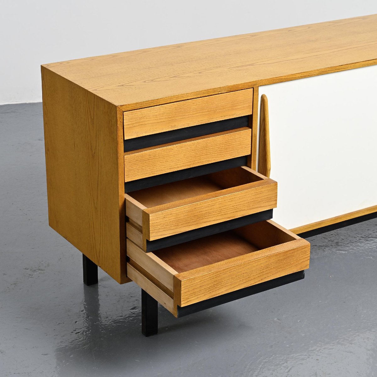 Ash Cansado Sideboard By Charlotte Perriand, Circa 1960 -photo-7