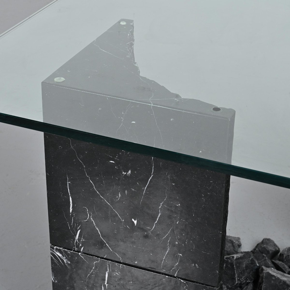 "carrara Quarry" Table By James Wines For Casigliani, Italy, 1989-photo-1
