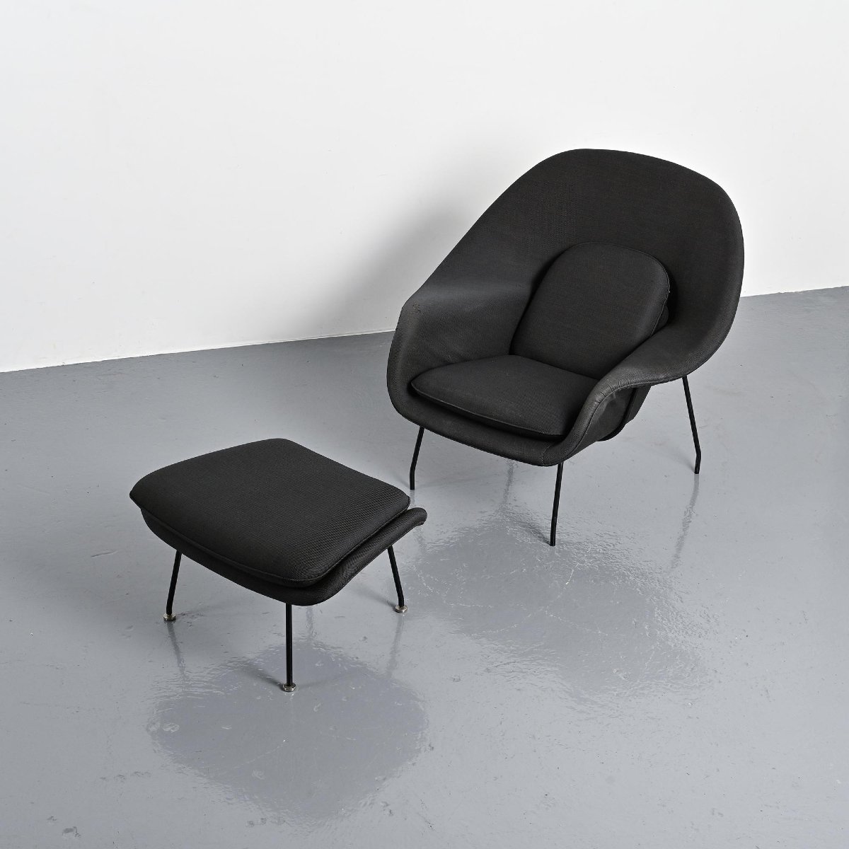 Womb Chair 2éme édition par Ero Saarinen, Knoll vers 1970 -photo-6