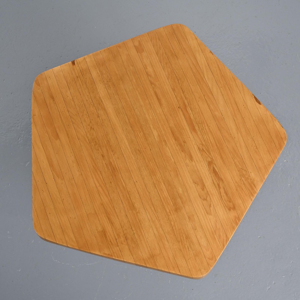 Pentagonal Table Les Arcs, Charlotte Perriand, Circa 1973 -photo-3