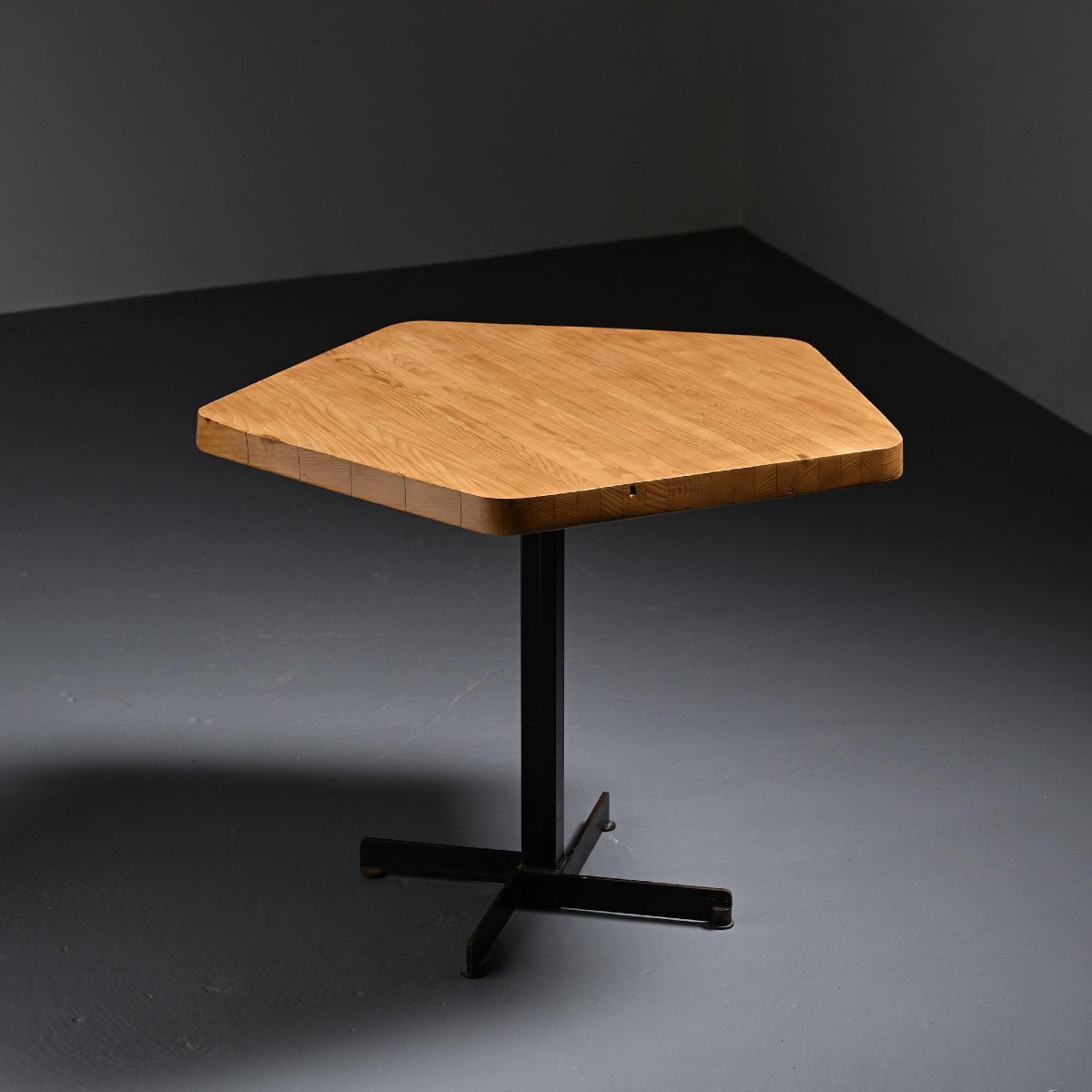 Pentagonal Table Les Arcs, Charlotte Perriand, Circa 1973 