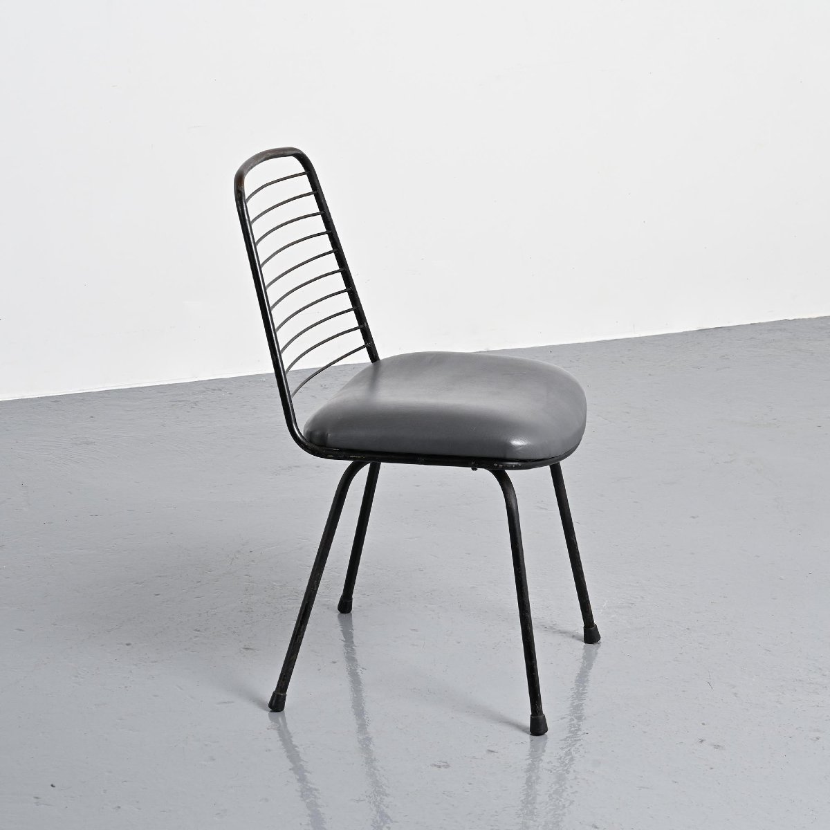 Suite de quatre chaises par Jean-Louis Bonnant, circa 1955-photo-1
