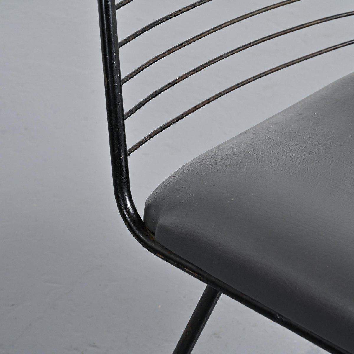 Suite de quatre chaises par Jean-Louis Bonnant, circa 1955-photo-5