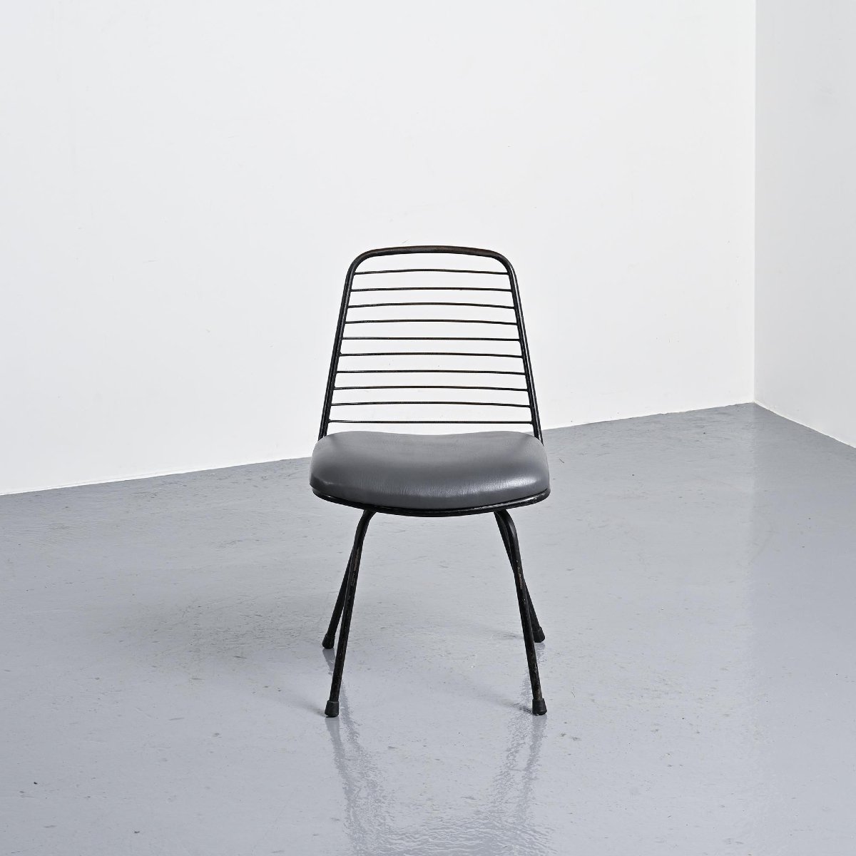 Suite de quatre chaises par Jean-Louis Bonnant, circa 1955-photo-7