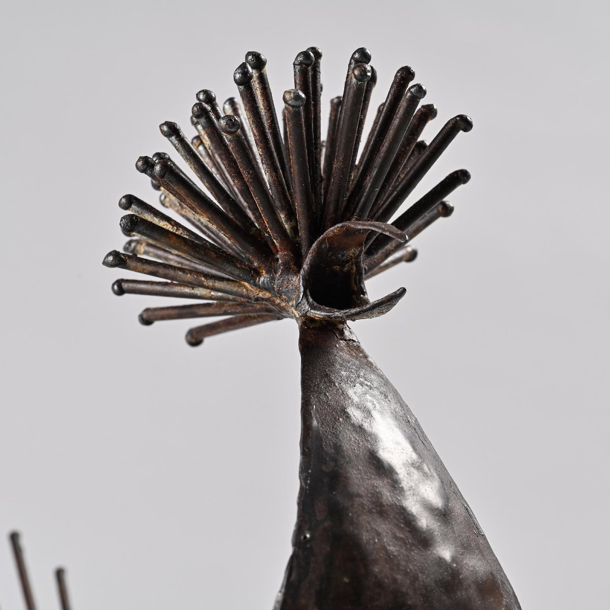 "rooster" Sculpture By Michel Anasse, France, Circa 1960 -photo-4