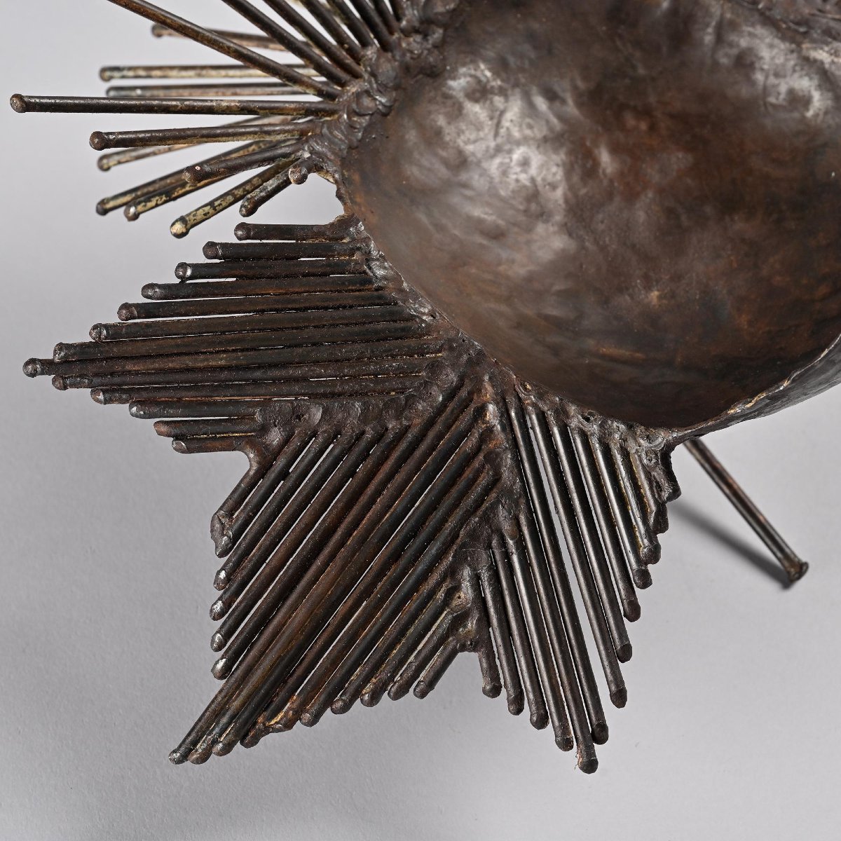 "rooster" Sculpture By Michel Anasse, France, Circa 1960 -photo-3