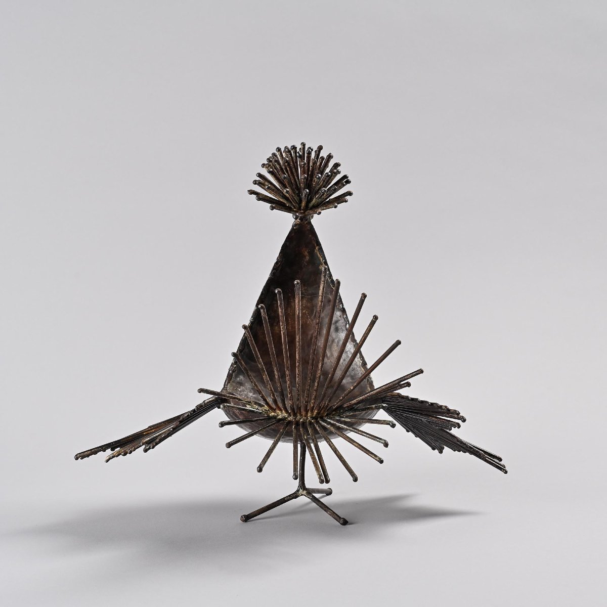 "rooster" Sculpture By Michel Anasse, France, Circa 1960 -photo-6