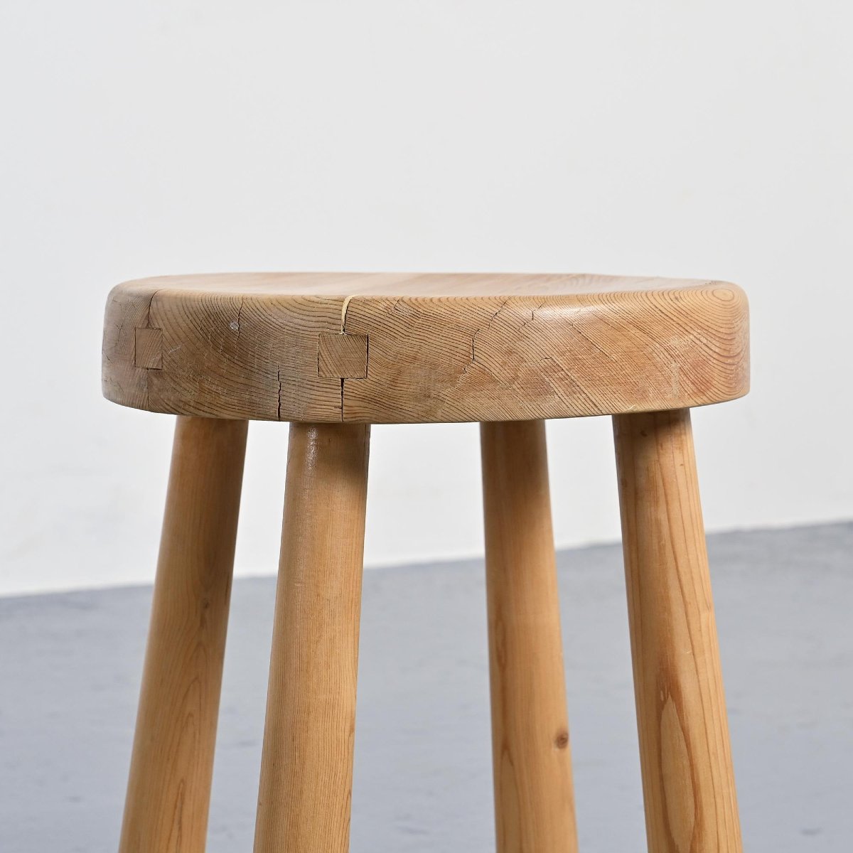Tabouret Massue par Charlotte Perriand, années 1960-photo-2