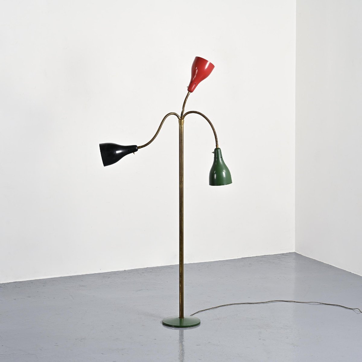 Adjustable Floor Lamp By Giuseppe Ostuni, O'luce, Circa 1950-photo-5