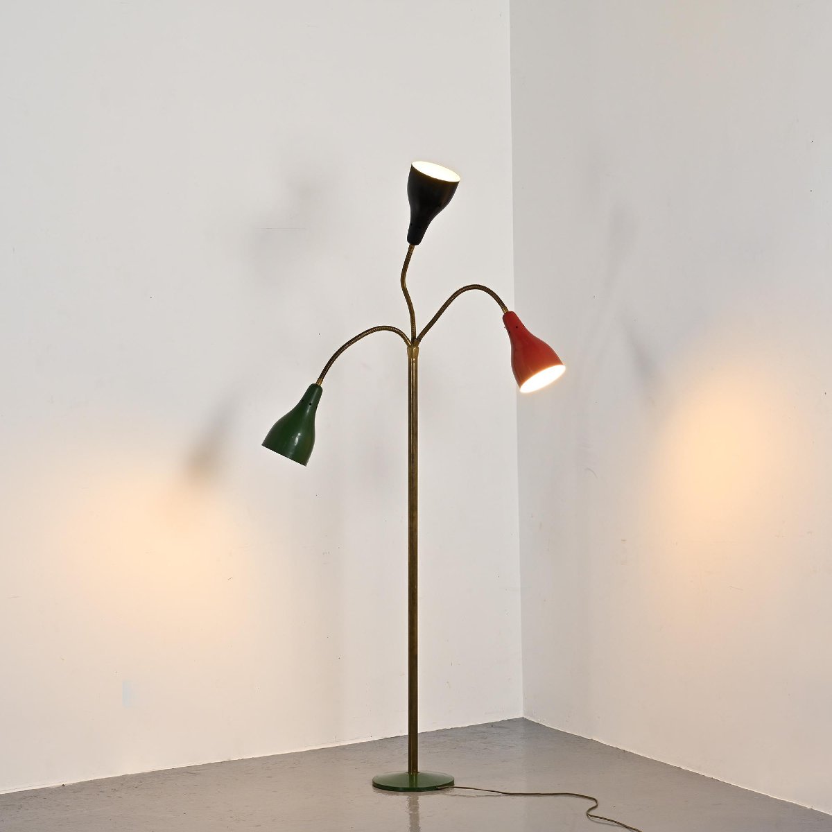 Adjustable Floor Lamp By Giuseppe Ostuni, O'luce, Circa 1950-photo-6