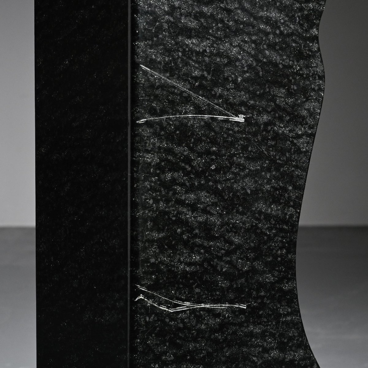 Abstract Sculpture In Diabase By Robert Neuhauser, Switzerland, Circa 1985 -photo-2