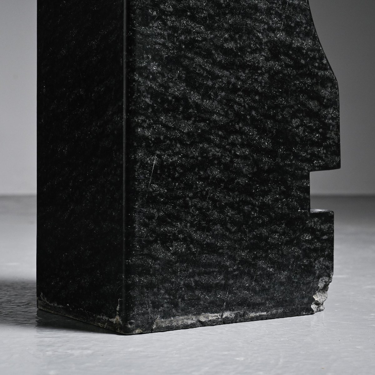 Abstract Sculpture In Diabase By Robert Neuhauser, Switzerland, Circa 1985 -photo-6