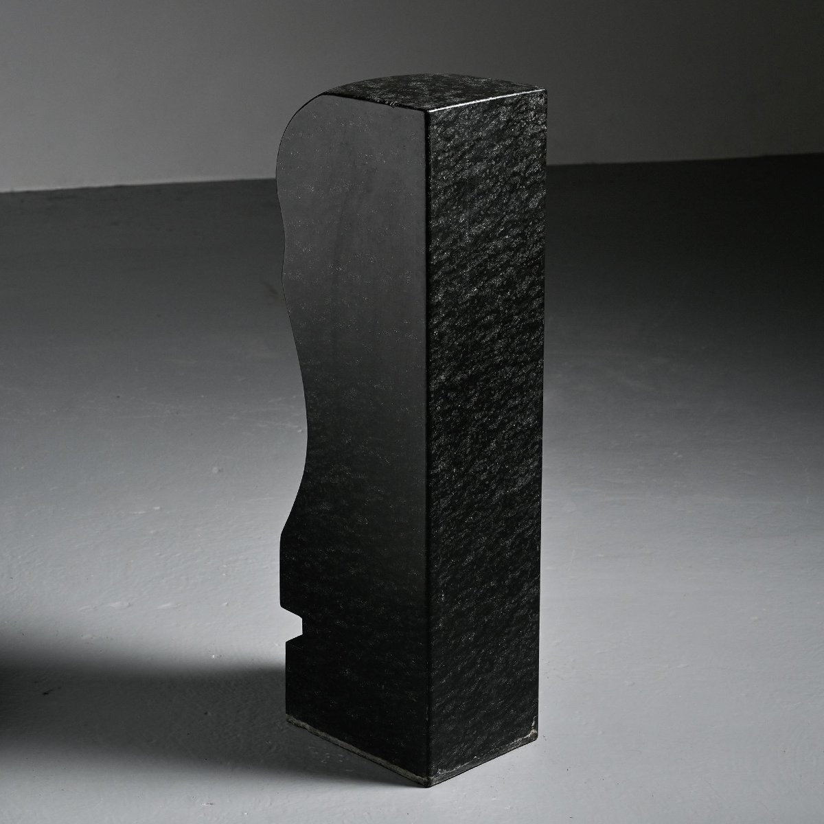 Abstract Sculpture In Diabase By Robert Neuhauser, Switzerland, Circa 1985 