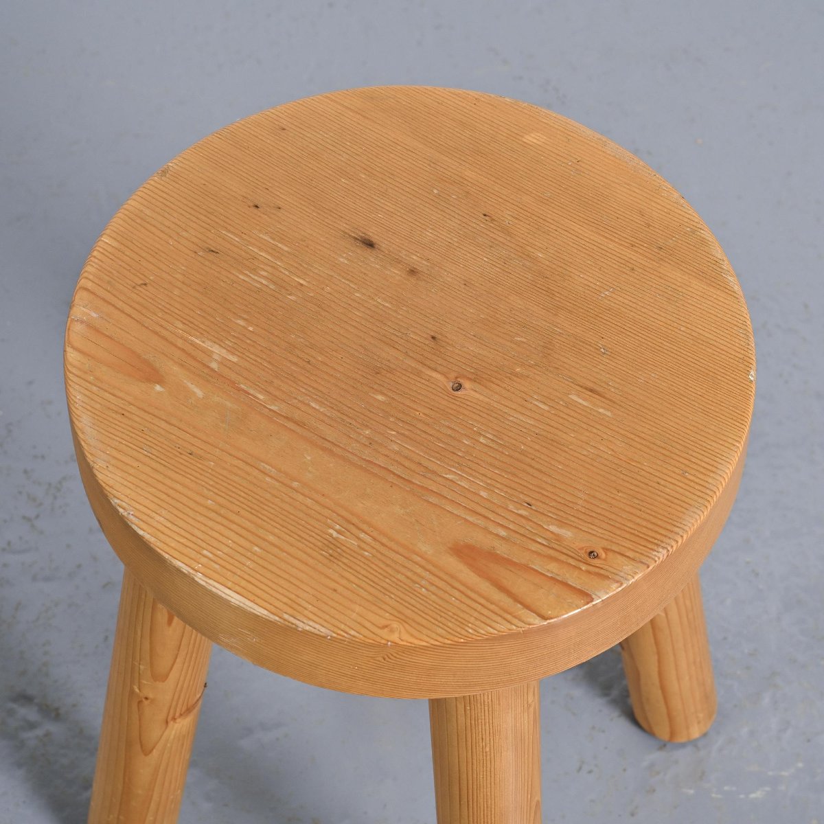 Pair Of Stools By René Martin, Méribel, Circa 1965-photo-1