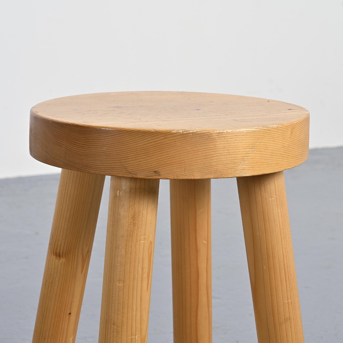 Pair Of Stools By René Martin, Méribel, Circa 1965-photo-4