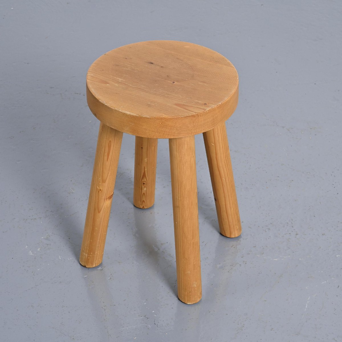 Pair Of Stools By René Martin, Méribel, Circa 1965-photo-6