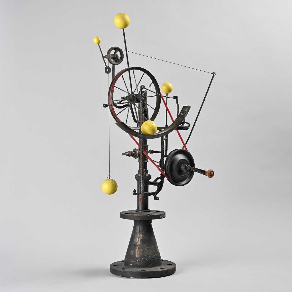  Sculpture cinétique en métal, Suisse, circa 1996-photo-2