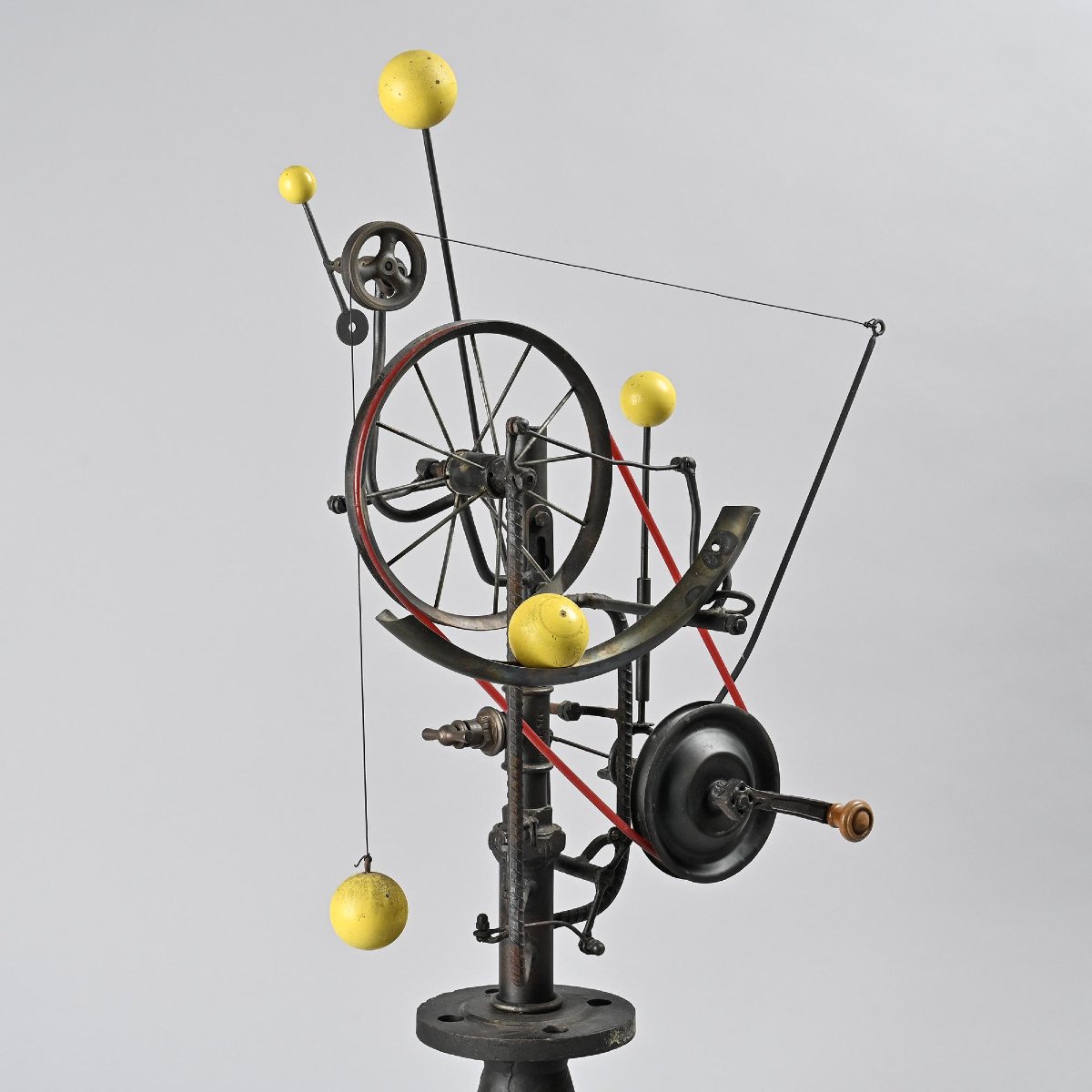 Sculpture cinétique en métal, Suisse, circa 1996-photo-3