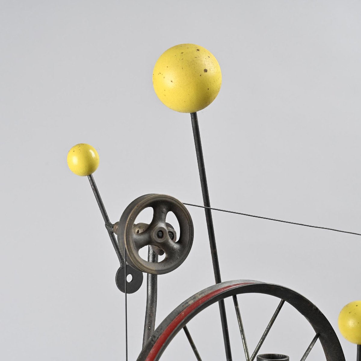  Sculpture cinétique en métal, Suisse, circa 1996-photo-4