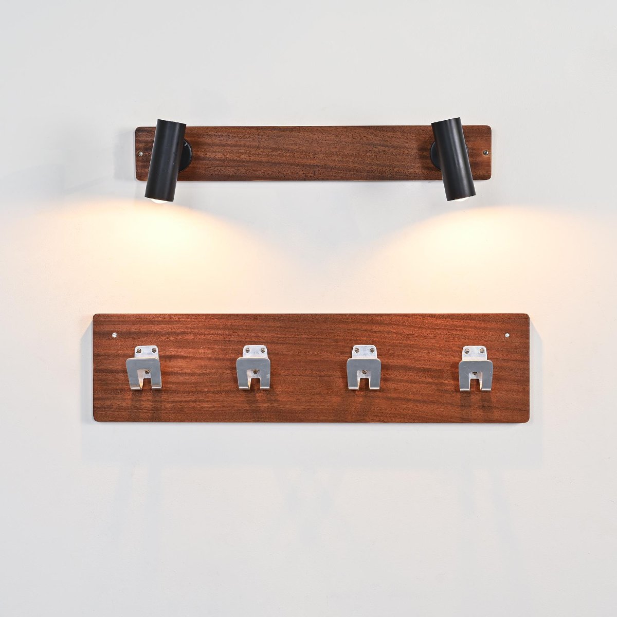 Pierre Guariche: Coat Rack And Lighting Fixtures For La Plagne, Circa 1968 