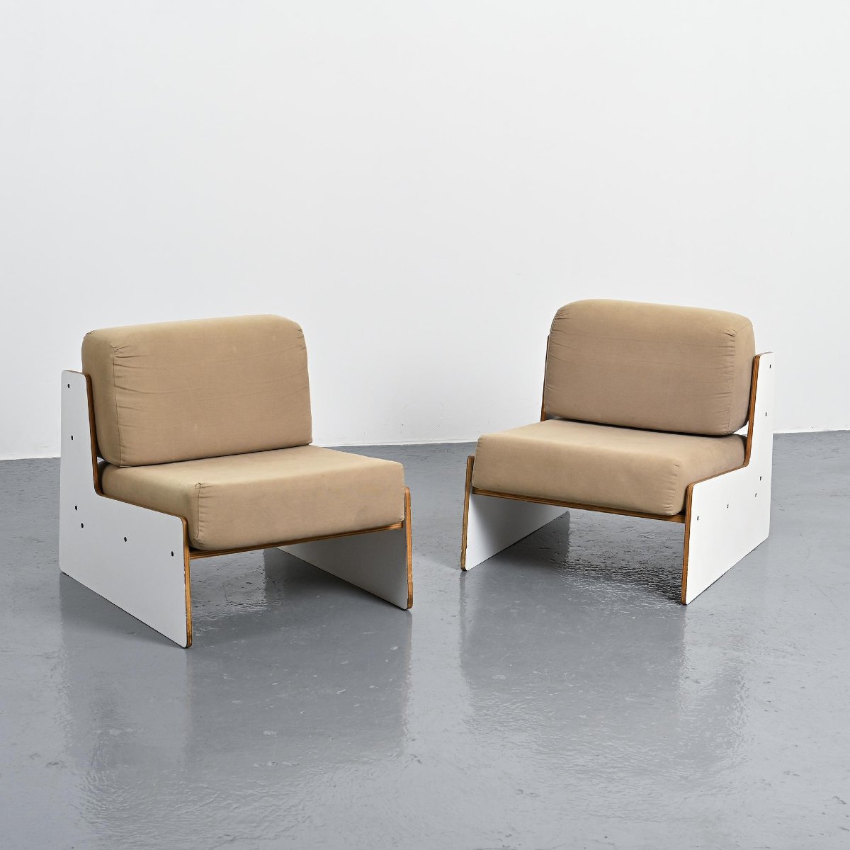 Pair Of Armchairs By Pierre Guariche, Negroni, Circa 1970 -photo-2