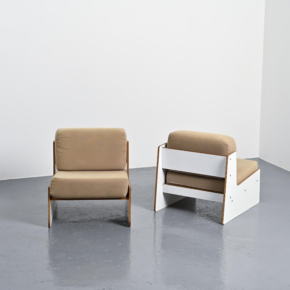 Pair Of Armchairs By Pierre Guariche, Negroni, Circa 1970 -photo-4