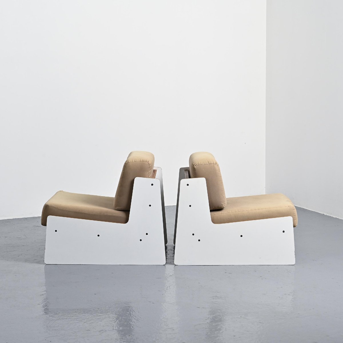 Pair Of Armchairs By Pierre Guariche, Negroni, Circa 1970 -photo-1