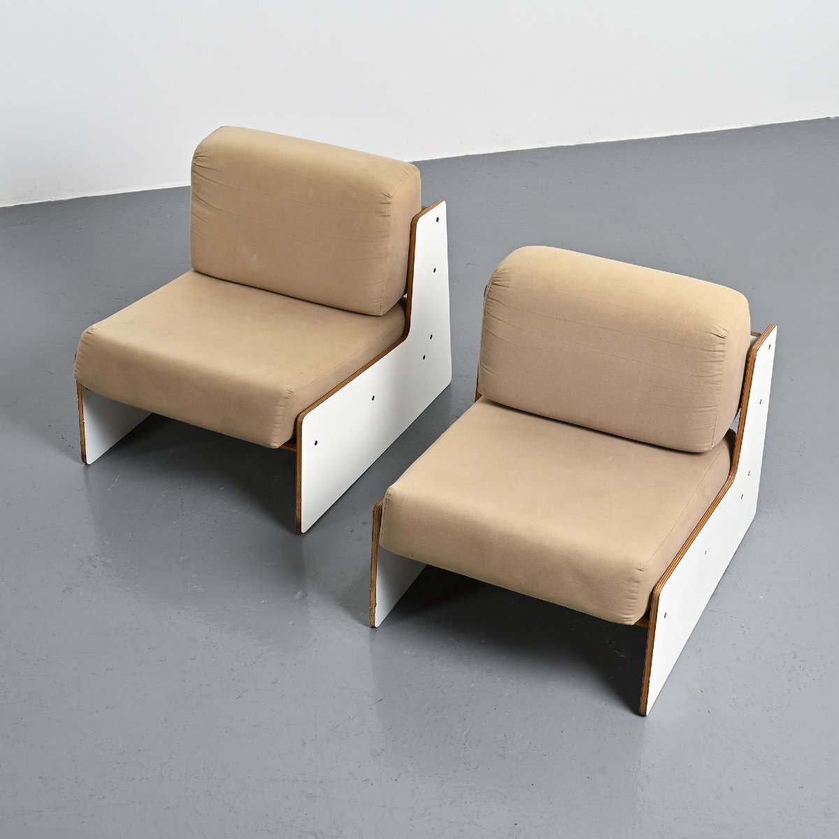 Pair Of Armchairs By Pierre Guariche, Negroni, Circa 1970 -photo-2