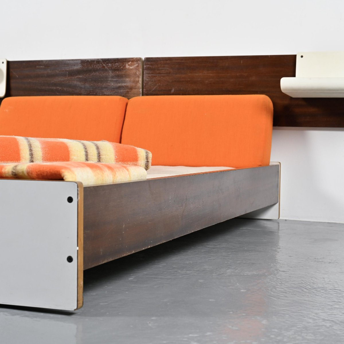 Bed And Headboard By Pierre Guariche, Circa 1968-photo-3