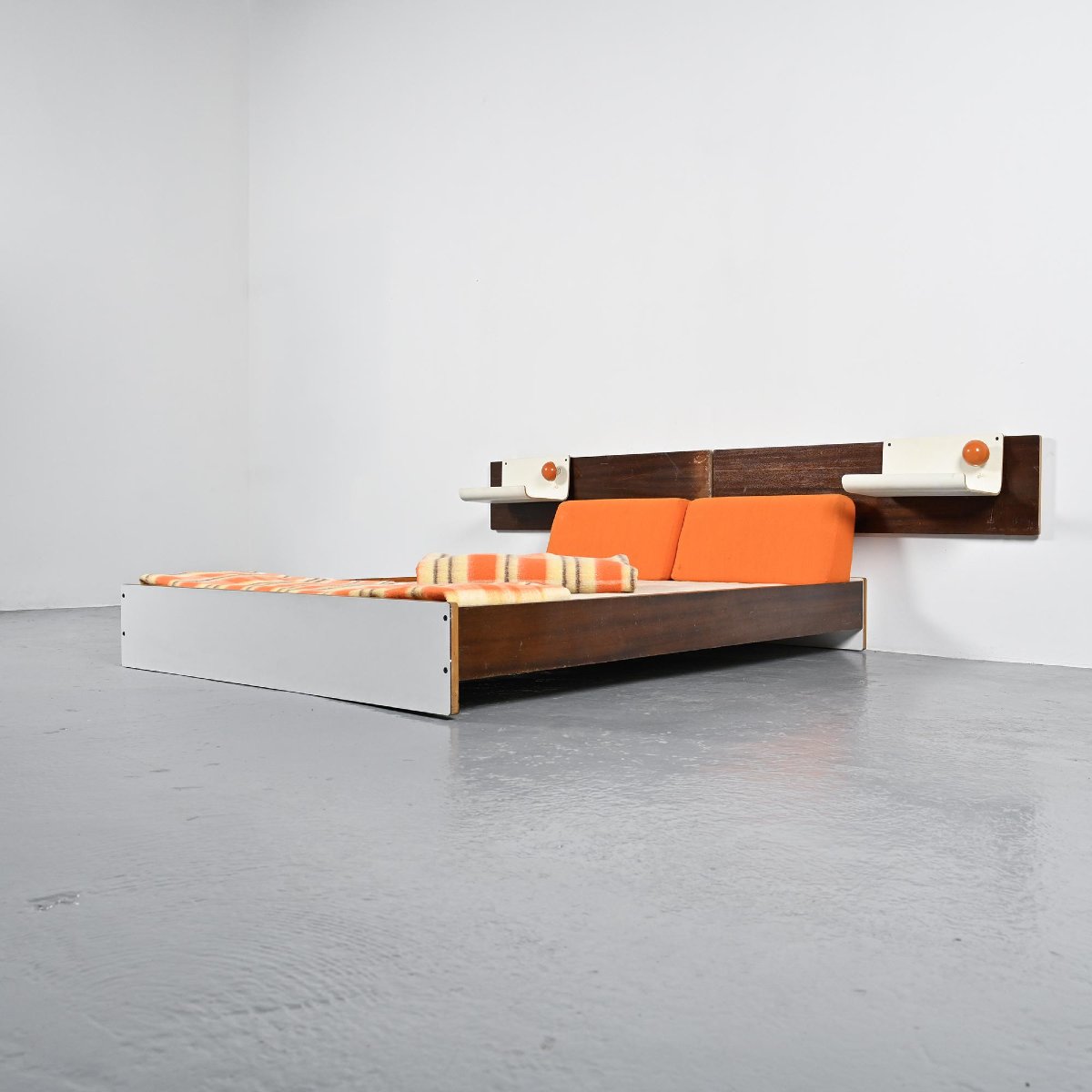 Bed And Headboard By Pierre Guariche, Circa 1968-photo-8