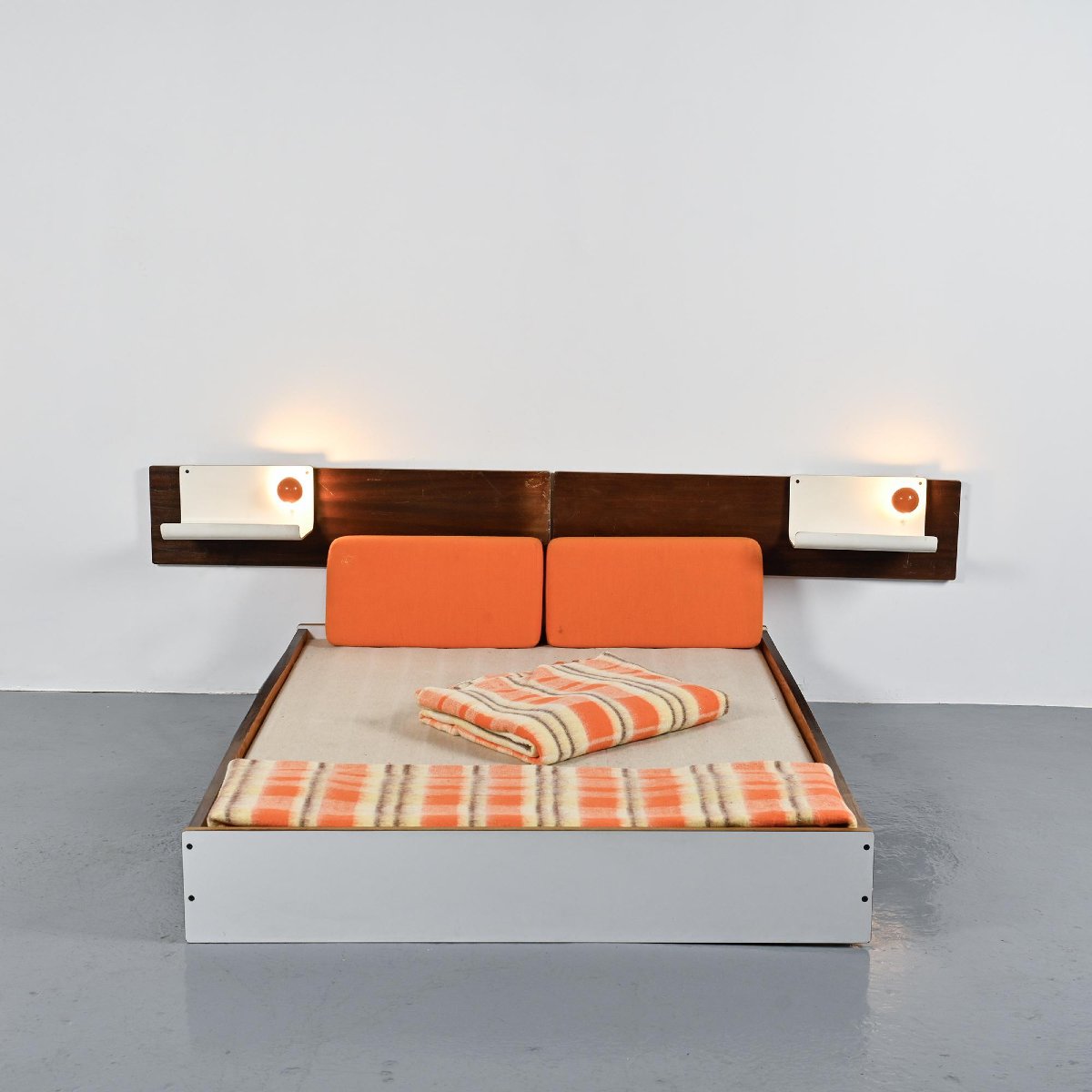 Bed And Headboard By Pierre Guariche, Circa 1968