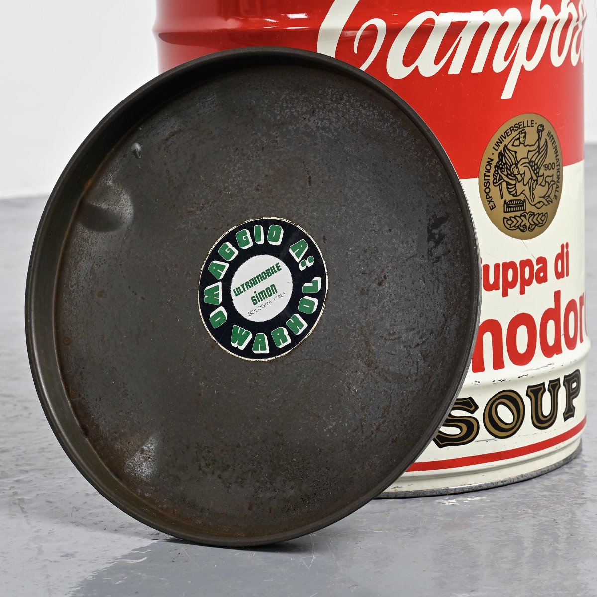 Tabouret « Campbell's Soup Can » par Dino Gavina, Ultramobile Simon, 1971-photo-3