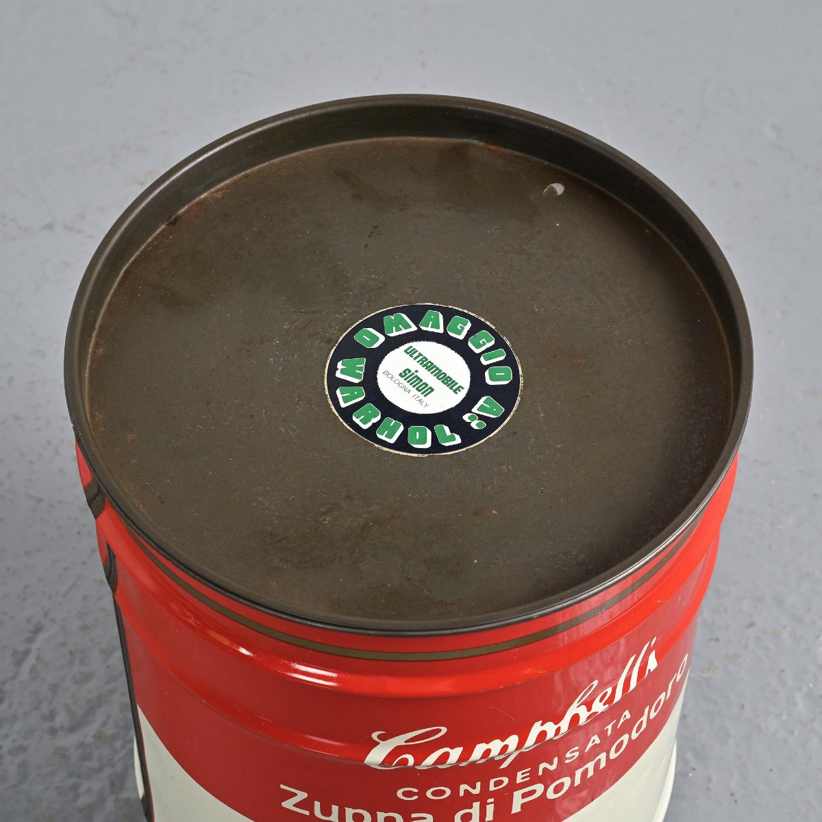 Tabouret « Campbell's Soup Can » par Dino Gavina, Ultramobile Simon, 1971-photo-4