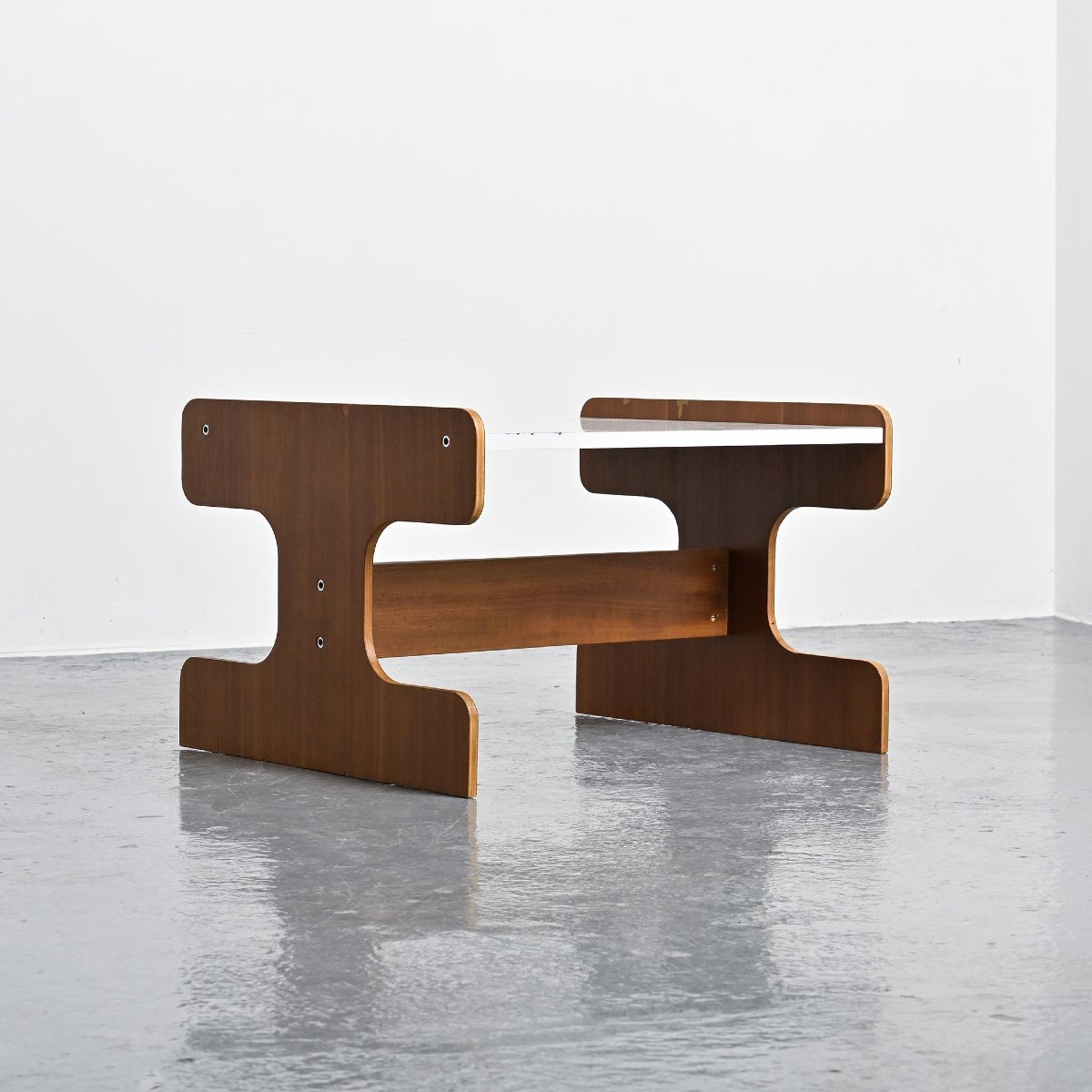 Table basse en contreplaqué et stratifié, Negroni, circa 1970-photo-1