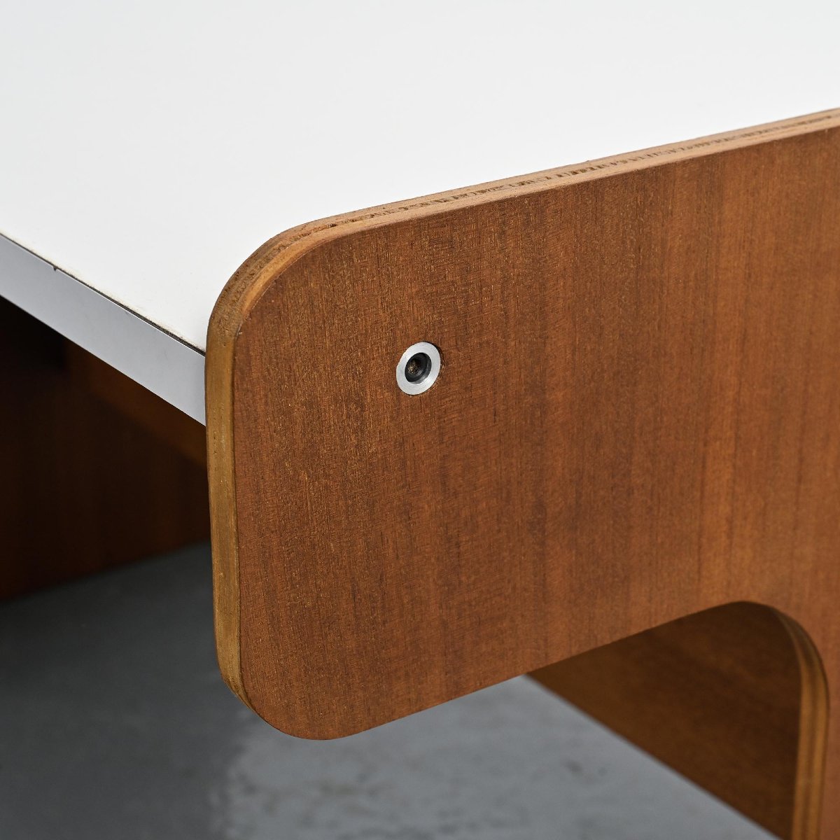 Table basse en contreplaqué et stratifié, Negroni, circa 1970-photo-6