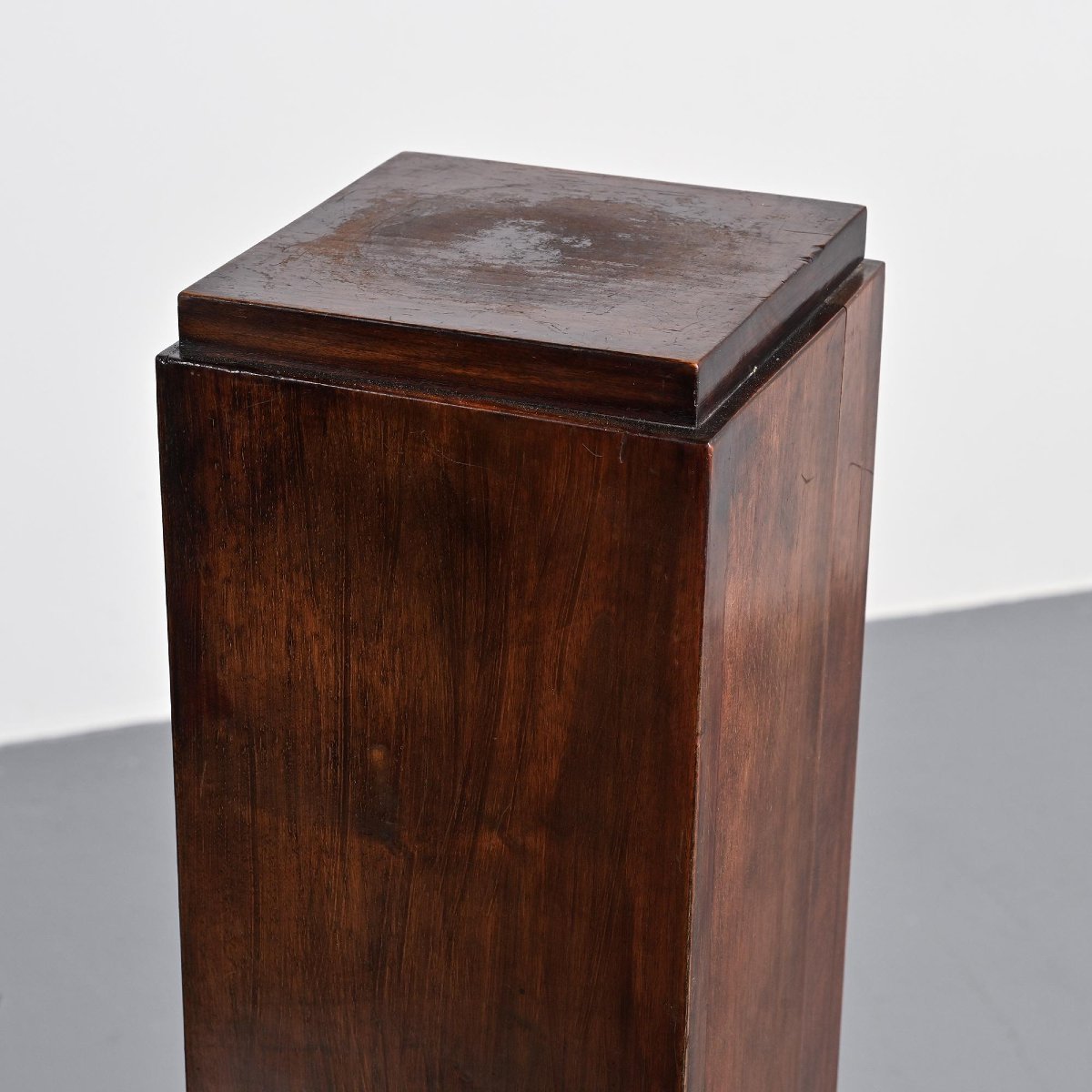 Colonne Art Déco en palissandre, France, circa 1930-photo-3