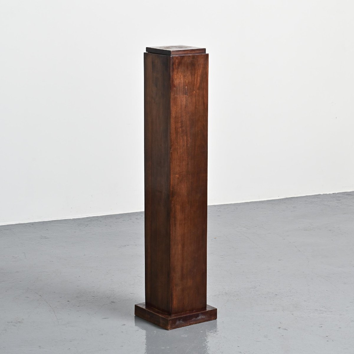 Colonne Art Déco en palissandre, France, circa 1930-photo-1