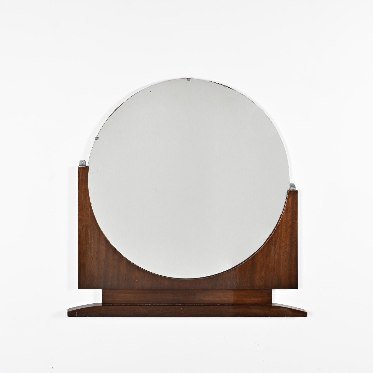 Grand miroir Art Déco en palissandre, France, circa 1930-photo-3