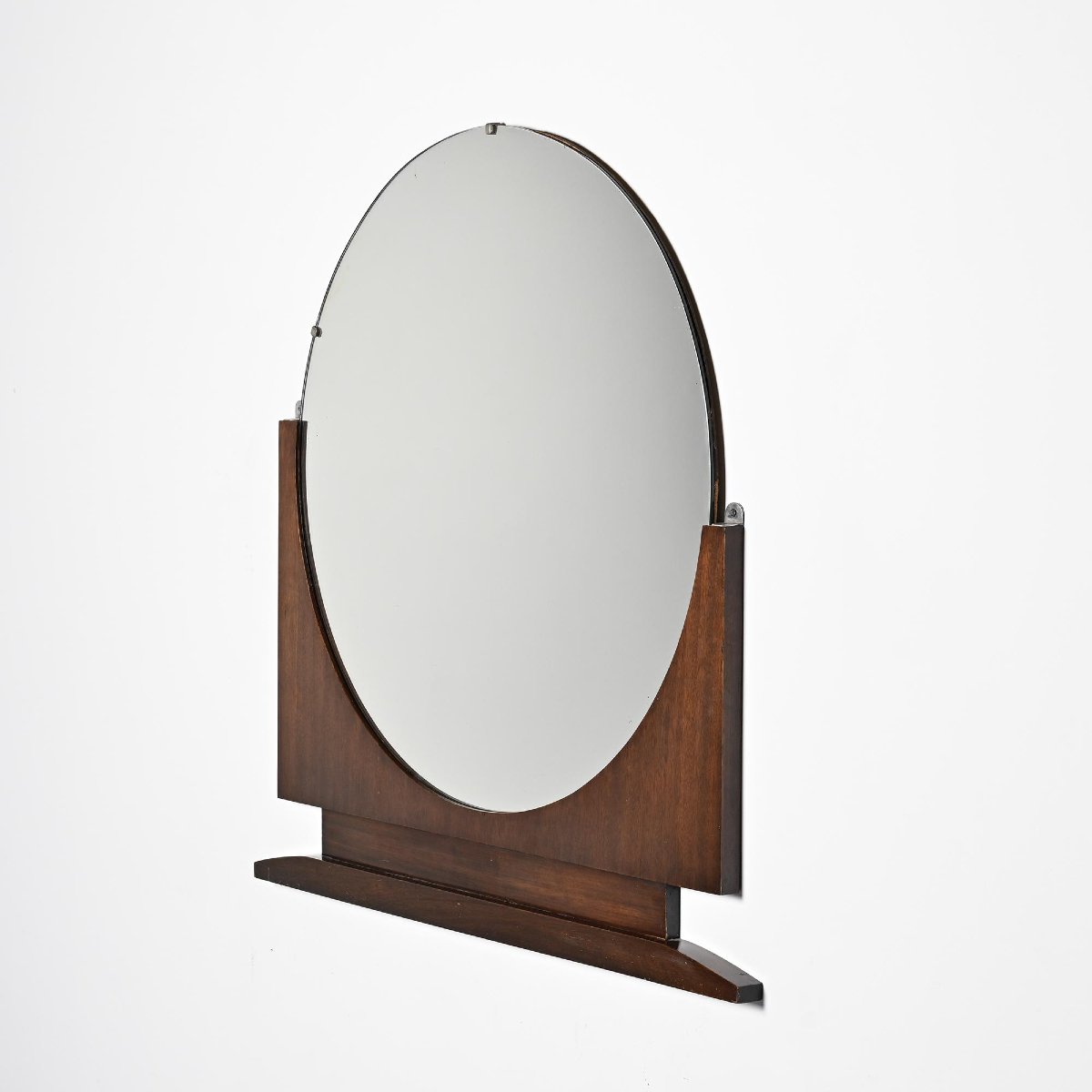 Grand miroir Art Déco en palissandre, France, circa 1930-photo-5