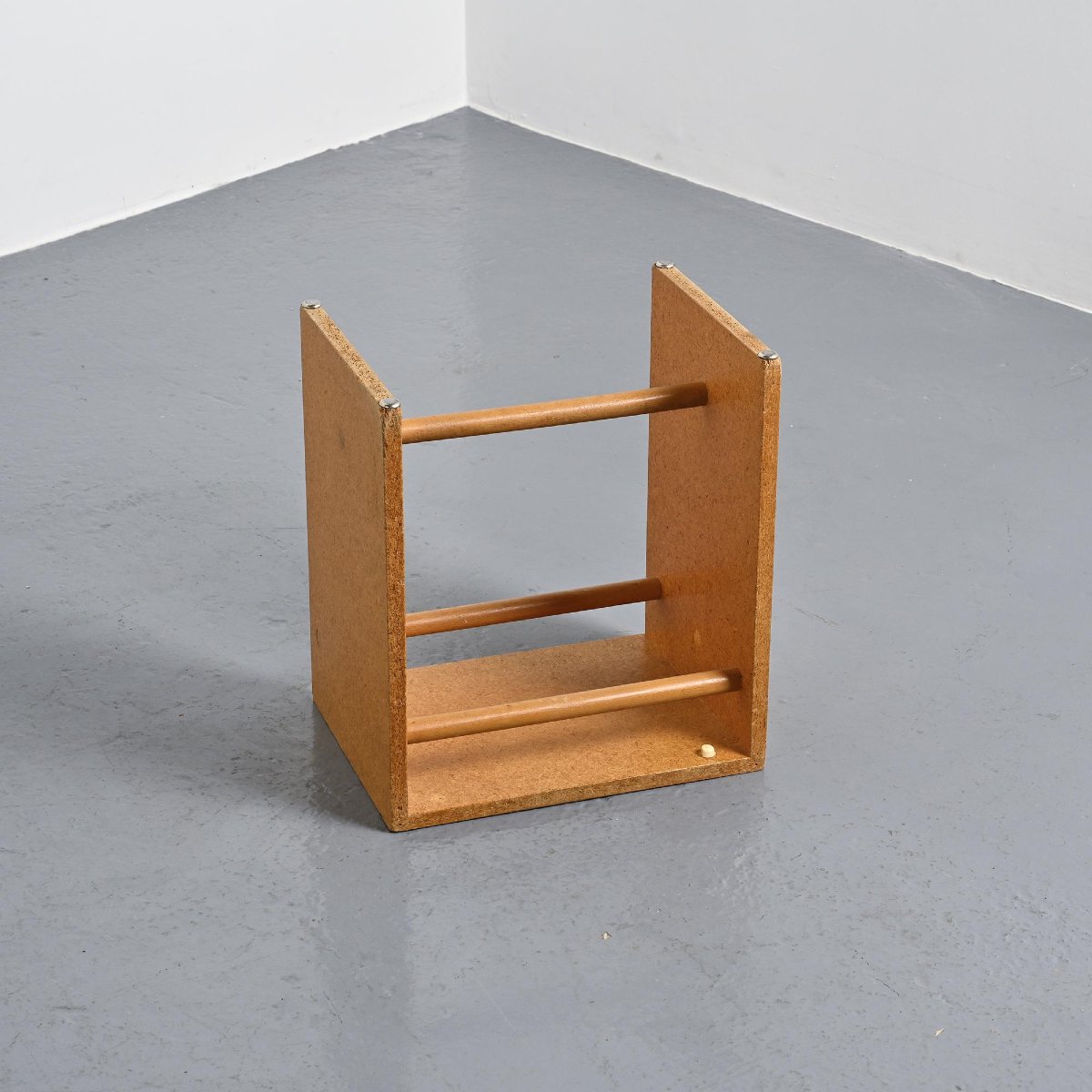 Chipboard Stool By Max Bill, Ulm, Circa 1962 -photo-5