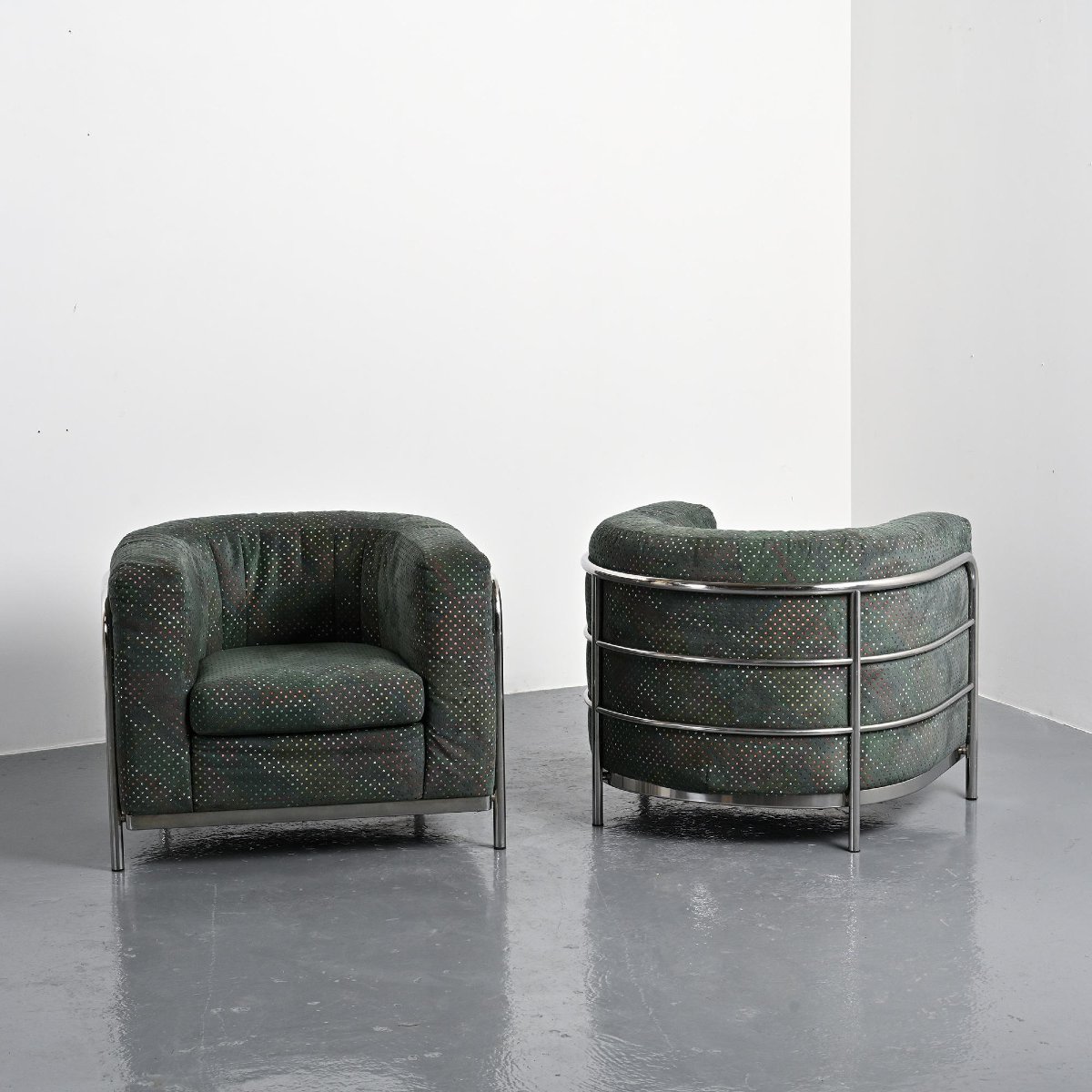 Pair Of Onda Armchairs By De Pas, d'Urbino & Lomazzi For Zanotta-photo-1